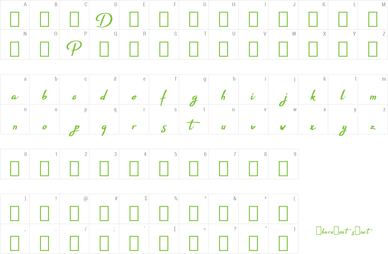 Font Pepitas preview